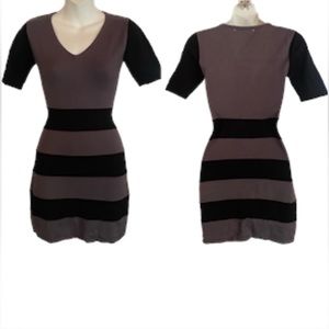Fitted striped dress